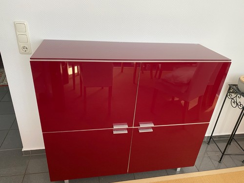 Sideboard dunkelrot mit - sideboard,,