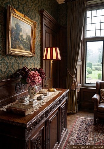 Kamin/Sideboard/Fensterleuchte
