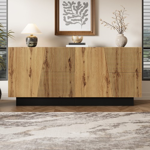 160cm sideboard holz anrichte - 160cm,